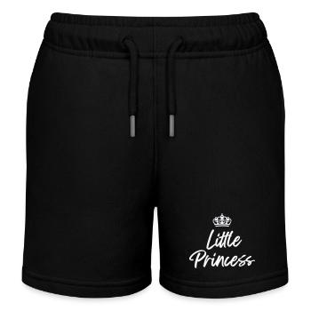 Petite princesse - Short de jogging enfant bio Stanley/Stella - noir - Devant