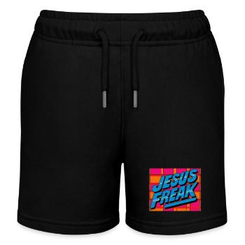 Jesus-Freak - Kinder Organic Joggingshorts Mini Bolter von Stanley/Stella - Schwarz - Vorne