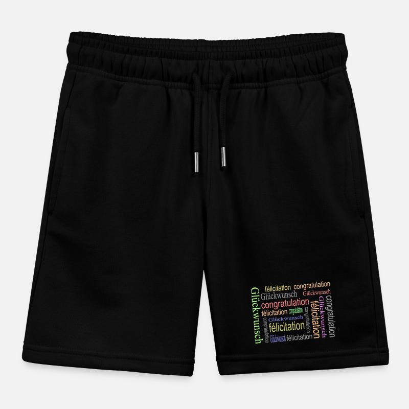 pattern Kids Organic Sweat Shorts by Stanley/Stella