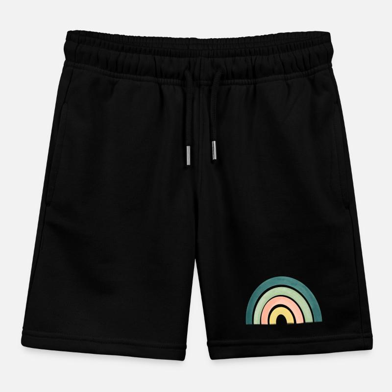 Regenbogen Kinder Organic Joggingshorts Mini Bolter von Stanley/Stella