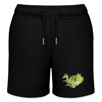 Islande Holiday Road Road Ring Road Glacier - Short de jogging enfant bio Stanley/Stella - noir - Devant