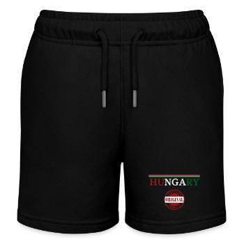 Hungarian pride, flag of Hungary - Kids Organic Sweat Shorts by Stanley/Stella - black - Front