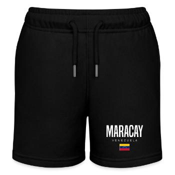 Maracay Venezuela - Short de jogging enfant bio Stanley/Stella - noir - Devant