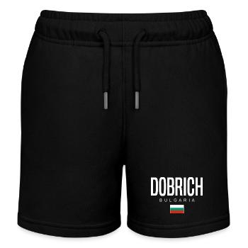 Dobrich Bulgaria - Kids Organic Sweat Shorts by Stanley/Stella - black - Front