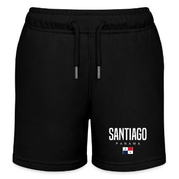 Santiago Panama Panaméen - Short de jogging enfant bio Stanley/Stella - noir - Devant