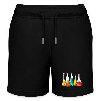 Collection de verrerie de laboratoire colorée - Short de jogging enfant bio Stanley/Stella - noir - Devant