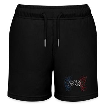 Paris Throw Up Wildstyle Mix Bubble Souvenir - Short de jogging enfant bio Stanley/Stella - noir - Devant