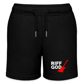Riff God - Short de jogging enfant bio Stanley/Stella - noir - Devant