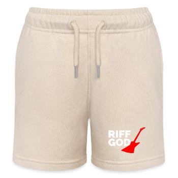 Riff God - Short de jogging enfant bio Stanley/Stella - écru doux - Devant