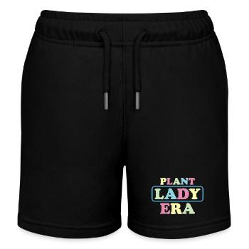 Époque Plant Lady Pastel - Short de jogging enfant bio Stanley/Stella - noir - Devant