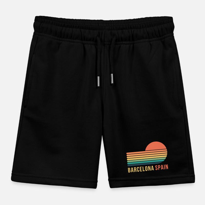 Barcelone Short de jogging enfant bio Stanley/Stella