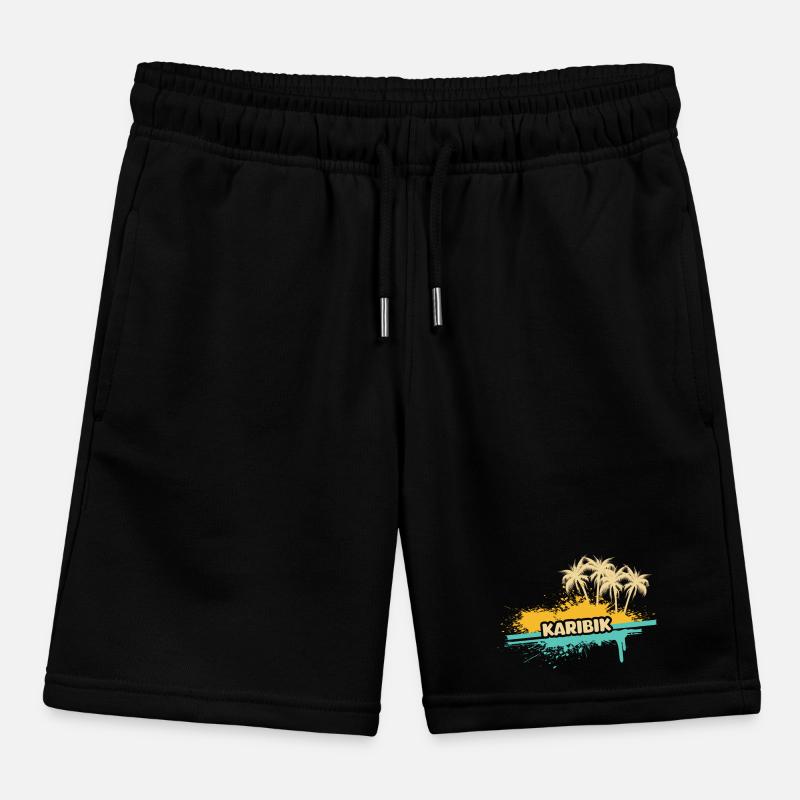 Vacation Caribbean Kids Organic Sweat Shorts by Stanley/Stella