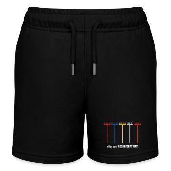 Leiter vom Rechenzentrum Gärtner Gärtnerin Garten - Kinder Organic Joggingshorts Mini Bolter von Stanley/Stella - Schwarz - Vorne