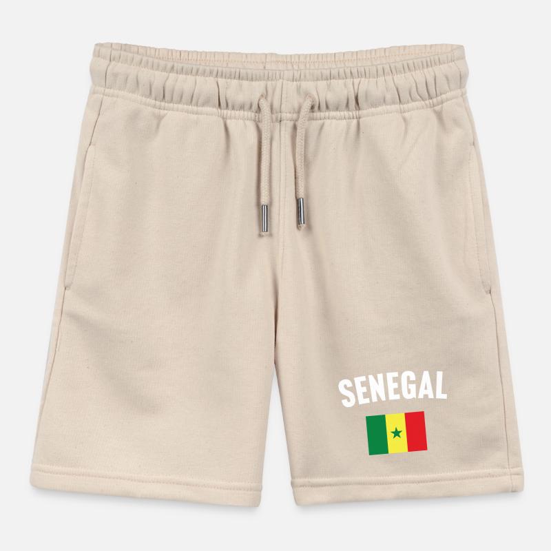 Drapeau du Sénégal Short de jogging enfant bio Stanley/Stella