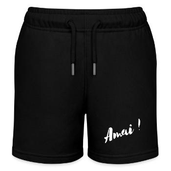 AMAİ – Brussels Flemish Verlan T-shirt - Kids Organic Sweat Shorts by Stanley/Stella - black - Front