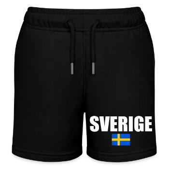 Sverige - Kinder Organic Joggingshorts Mini Bolter von Stanley/Stella - Schwarz - Vorne