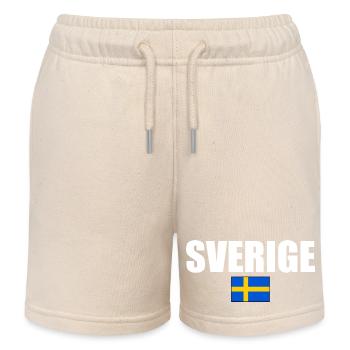 Sverige - Short de jogging enfant bio Stanley/Stella - écru doux - Devant