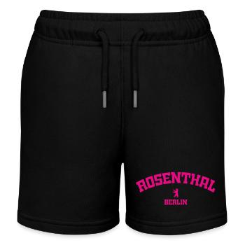 Rosenthal - Berlin - Deutschland - Germany - Kids Organic Sweat Shorts by Stanley/Stella - black - Front