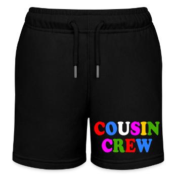 Cousin crew - Short de jogging enfant bio Stanley/Stella - noir - Devant