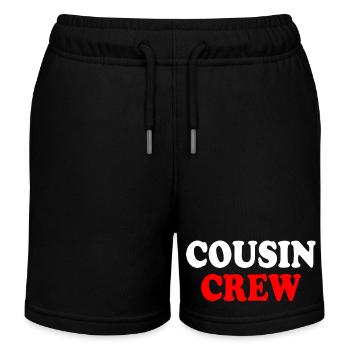 Cousin crew - Short de jogging enfant bio Stanley/Stella - noir - Devant