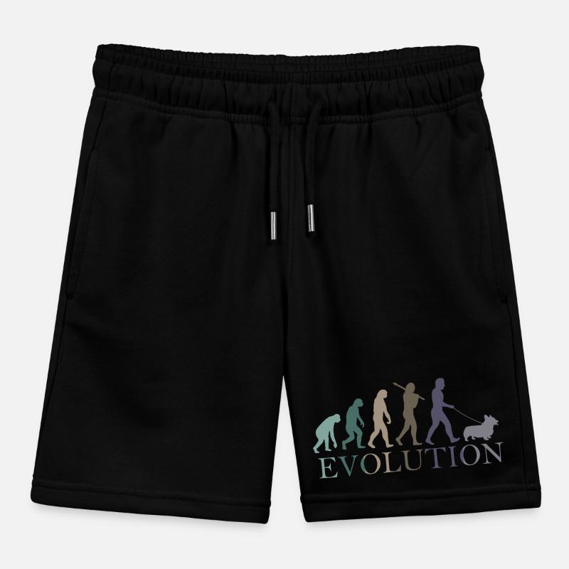 L’ÉVOLUTION DE LA CORGA Short de jogging enfant bio Stanley/Stella