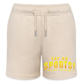 Non-fan de sport Go Sports Yay Sports - Short de jogging enfant bio Stanley/Stella - écru doux - Devant