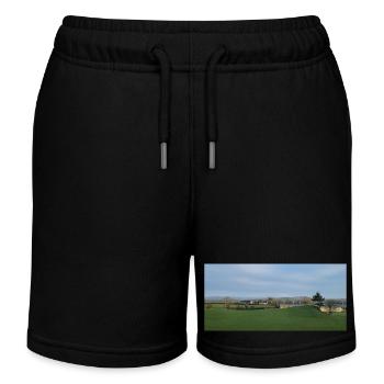 Ireland beauty - Kids Organic Sweat Shorts by Stanley/Stella - black - Front