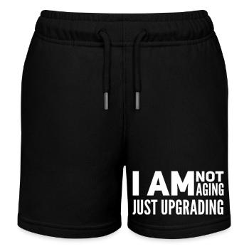 I am not aging, just upgrading - Kinder Organic Joggingshorts Mini Bolter von Stanley/Stella - Schwarz - Vorne