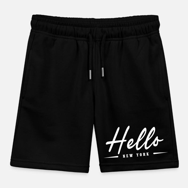 Hello New York Kids Organic Sweat Shorts by Stanley/Stella