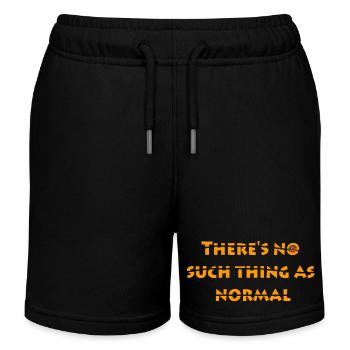 No such thing as normal - Kids Organic Sweat Shorts by Stanley/Stella - black - Front