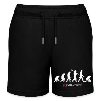 Revolution - Evolution Man Fun Twist 13 - Kinder Organic Joggingshorts Mini Bolter von Stanley/Stella - Schwarz - Vorne