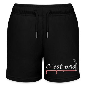 CpasFaux - Kinder Organic Joggingshorts Mini Bolter von Stanley/Stella - Schwarz - Vorne