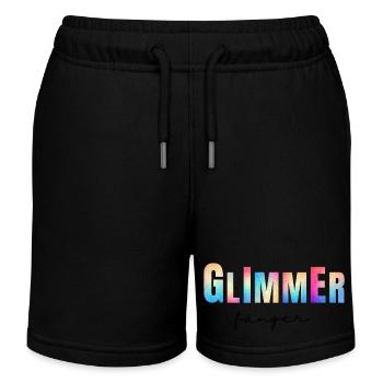Healing Vibes - Kinder Organic Joggingshorts Mini Bolter von Stanley/Stella - Schwarz - Vorne