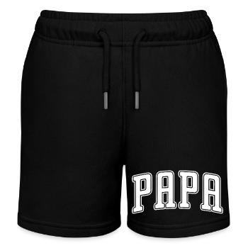 Dad - Kids Organic Sweat Shorts by Stanley/Stella - black - Front