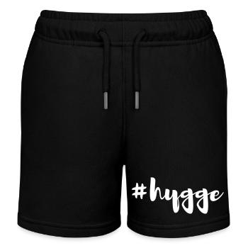 Hygge Bien-être Quote Hashtag Logement Scandinavie - Short de jogging enfant bio Stanley/Stella - noir - Devant