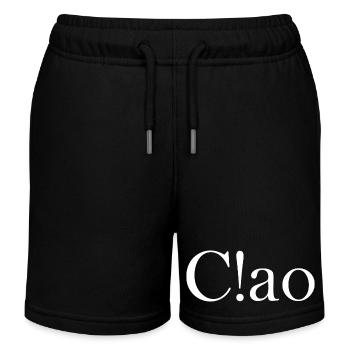 Ciao - Kinder Organic Joggingshorts Mini Bolter von Stanley/Stella - Schwarz - Vorne