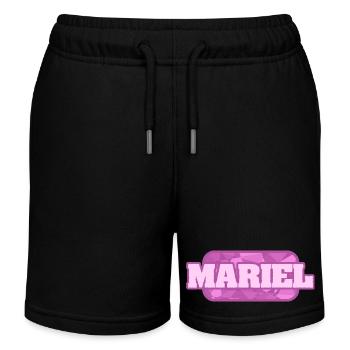 Mariel als Gesundheit - Kinder Organic Joggingshorts Mini Bolter von Stanley/Stella - Schwarz - Vorne