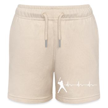 Baseball ECG Batte de baseball - Short de jogging enfant bio Stanley/Stella - écru doux - Devant