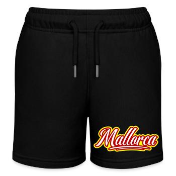 Mallorca Schrift - Kinder Organic Joggingshorts Mini Bolter von Stanley/Stella - Schwarz - Vorne