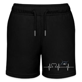 Raies Manta Raies - Short de jogging enfant bio Stanley/Stella - noir - Devant