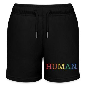 Menschlich - Kinder Organic Joggingshorts Mini Bolter von Stanley/Stella - Schwarz - Vorne