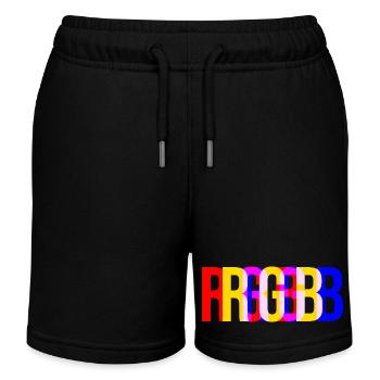 RGB color space - Kids Organic Sweat Shorts by Stanley/Stella - black - Front