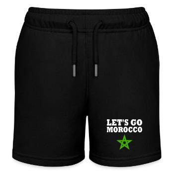 Marokko - Kinder Organic Joggingshorts Mini Bolter von Stanley/Stella - Schwarz - Vorne