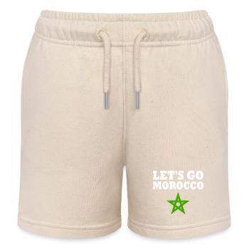 Maroc - Short de jogging enfant bio Stanley/Stella - écru doux - Devant