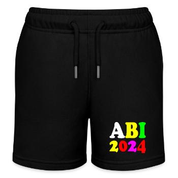 Abi 2024 - Kinder Organic Joggingshorts Mini Bolter von Stanley/Stella - Schwarz - Vorne