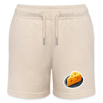Alles Käse - Kinder Organic Joggingshorts Mini Bolter von Stanley/Stella - Natur - Vorne