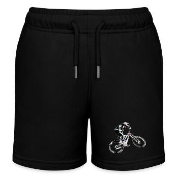 Downhill-Mountainbiken - Kinder Organic Joggingshorts Mini Bolter von Stanley/Stella - Schwarz - Vorne