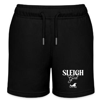 Sleigh Girl - Kids Organic Sweat Shorts by Stanley/Stella - black - Front