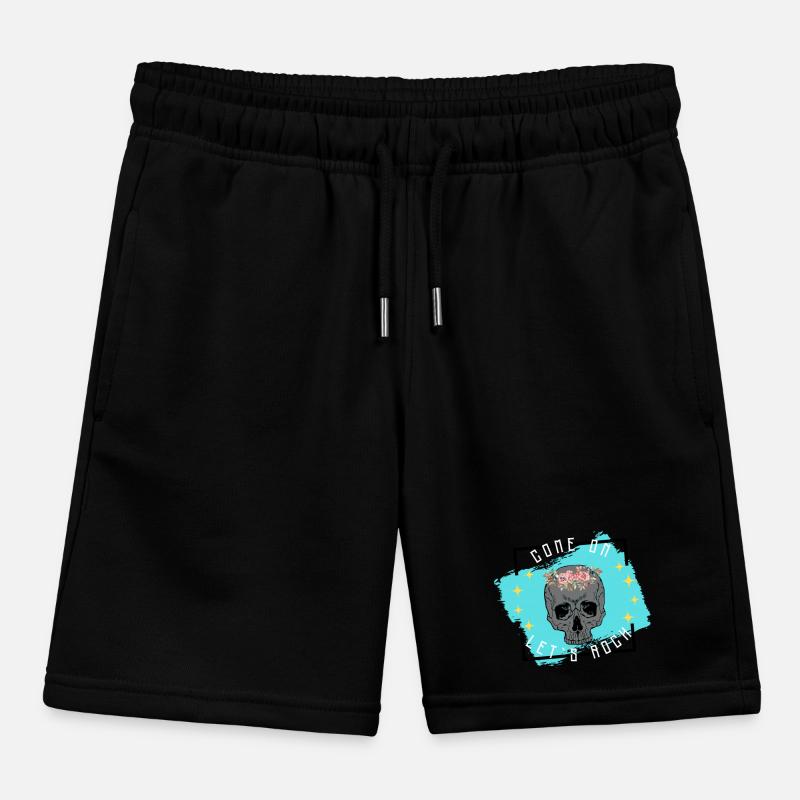 come on let ́s rock Kids Organic Sweat Shorts by Stanley/Stella