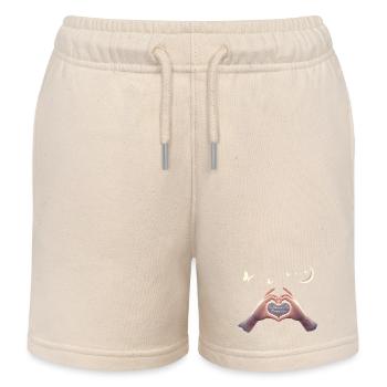 LEBEN VERÄNDERN - Kinder Organic Joggingshorts Mini Bolter von Stanley/Stella - Natur - Vorne